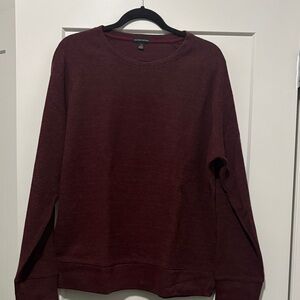Banana Republic Men's Deep Red Crewneck Sweater